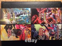Pokemon 4 Japanese booster boxes sealed firsr edition XY 80 packs