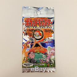 Pokemon Base Set Japanese booster pack signed by Mitsuhiro Arita