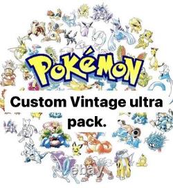 Pokemon CVU Pack! With WOTC And Pocket Monsters Cards And Sealed Packs