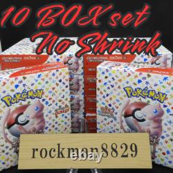 Pokemon Card 151 Booster Box Japanese No Shrink Wrap Without unopend 10 box set