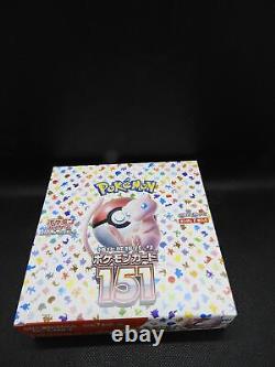 Pokemon Card 151 Booster Box Japanese No Shrink Wrap Without unopend 10 box set