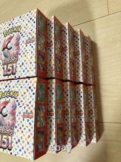 Pokemon Card 151 Booster Box Japanese SV2a No Shrink Wrap Without 10 Set