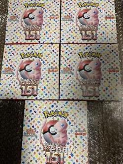 Pokemon Card 151 Booster Box Japanese SV2a No Shrink Wrap Without 5 Set