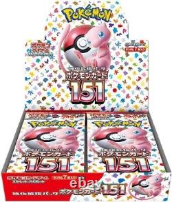 Pokemon Card 151 Booster Box carton case 12 Box sv2a Japanese NEW