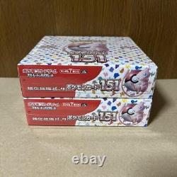 Pokemon Card 151 Box sv2a Booster Box Japanese 2 set withShrinked or No Shrink