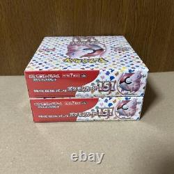 Pokemon Card 151 Box sv2a Booster Box Japanese 2 set withShrinked or No Shrink