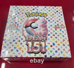 Pokemon Card 151 Scarlet & Violet sv2a Booster Box Japanese NEW Sealed Unopened