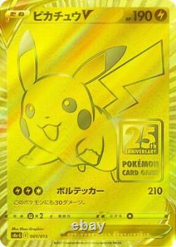 Pokemon Card 25th Anniversary Golden Box Set Pikachu Pokemon FedEx/DHL
