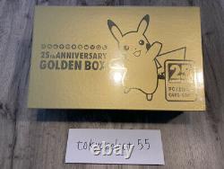 Pokemon Card 25th Anniversary Golden Box Set Pikachu Pokémon Sealed FedEx/DHL