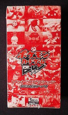 Pokemon Card BW2 Red Collection Sealed 1st Edition Booster Pack Box Japanese