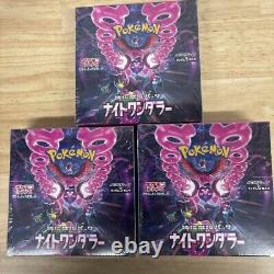 Pokemon Card Booster Box Night Wanderer x3 sv6a Japanese NEW withshrink