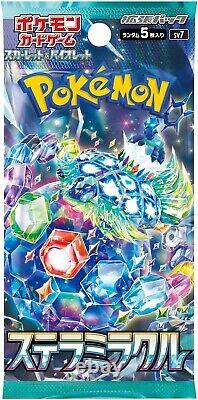 Pokemon Card Booster Box x3 Stellar Miracle sv7 Japanese NEW withshrink