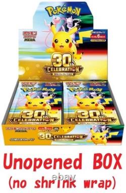 Pokemon Card Booster pack 30th Celebration Box M6a Japanese no shrink wrap