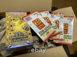 Pokemon Card Expansion 25th Anniversary Collection BOX + 4 promo PACK set F/S JP
