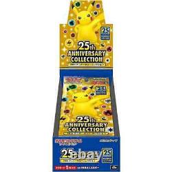Pokemon Card Expansion Pack 25th Anniversary Collection Box 16 Pack s8a Japanese
