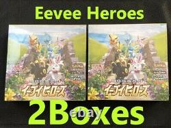 Pokemon Card Game Sword Shield Enhanced Expansion Pack Eevee Heroes Box 2Boxes
