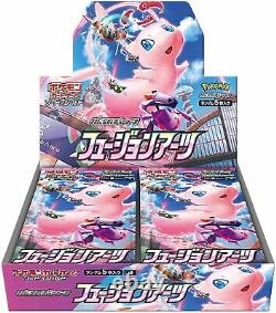 Pokemon Card Game Sword & Shield Fusion Arts Booster Box Mew Factory Sealed new