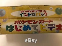 Pokemon Card Intro Pack Starter Booster Box Japanese VHS Tape Sealed