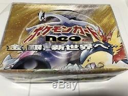 Pokemon Card Neo Gold Silver New World Booster Box 60 packs Japanese Unopened