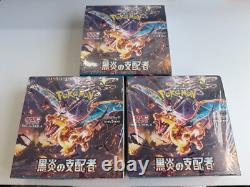 Pokemon Card SV3 Ruler of the Black Flame Booster Box Japanese Sealed with Shrink