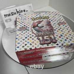 Pokemon Card Scarlet & Violet 151 Sv2a Booster Box New Japanese 2023 sealed