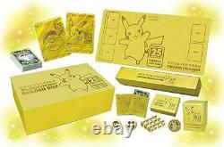 Pokemon Card Sword & Shield 25th Anniversary Golden Box Pikachu Japanese in hand
