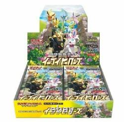 Pokemon Card Sword & Shield Booster Box Eevee Heroes s6a Japanese Factory Sealed