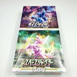 Pokemon Card Time Gazer s10D & Space Juggler s10P Booster Box Set Factory Sealed