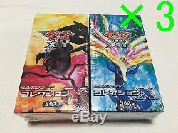 Pokemon Card XY 3×Collection X + 3×Collection Y Booster Box 1ED 1st Japanese