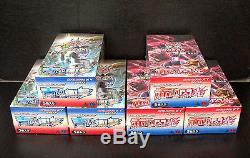 Pokemon Card XY BREAK Booster Blue Shock Red Flash 3 Box Each Set XY8 1st Japan