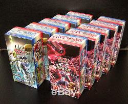 Pokemon Card XY BREAK Booster Blue Shock Red Flash 5 Box Each Set XY8 1st Japan