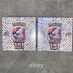 Pokemon Cards Scarlet&Violet 151 Booster Box sv2a Sealed Japanese 2BOX