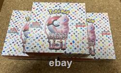 Pokemon Cards Scarlet & Violet Pokemon Card 151 Booster Box sv2a Sealed 1box