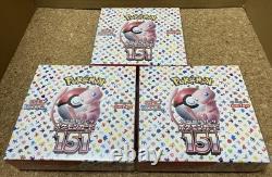 Pokemon Cards Scarlet & Violet Pokemon Card 151 Booster Box sv2a Sealed 1box