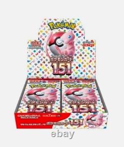 Pokemon Cards Scarlet & Violet Pokemon Card 151 Booster Box sv2a Sealed Japanese