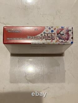 Pokemon Cards Scarlet & Violet Pokemon Card 151 Booster Box sv2a Sealed Japanese