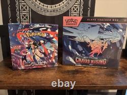 Pokemon Chaos Rising ETB + Japanese Ninja Spinner Booster Box Sealed
