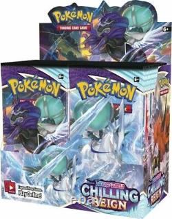 Pokemon Chilling Reign Factory Sealed Booster Box Brand New 36 Packs