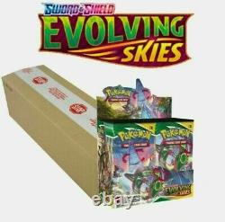Pokemon Evolving Skies Booster Case of 6 Boxes Preorder Ships 8/27