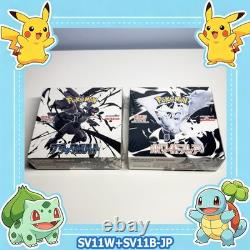 Pokemon JP Black Bolt White Flare Booster Box Set withShrink SV11B + SV11W ENOUGH