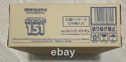 Pokemon Japanese 151 Booster Box Case (12) New Factory Sealed TCG US Seller sv2a