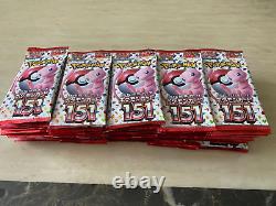 Pokemon Japanese 151 Booster Packs Sealed UK x100