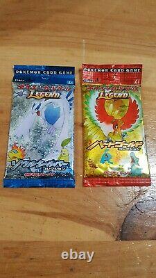 Pokemon Japanese 1st Edition Legends Booster Pack Set (LUGIA & HO-OH)