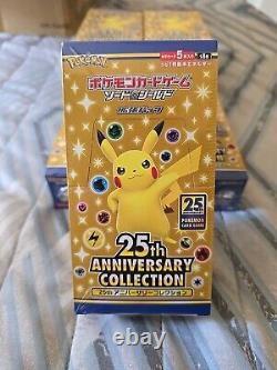 Pokémon Japanese 25th Anniversary Collection Booster Box s8a