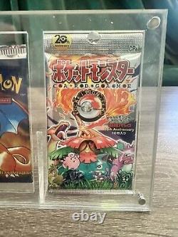 Pokemon Japanese Base Set And 20th Anniversary Booster, Spanish Base Set Booster