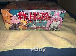 Pokemon Japanese Base Set Booster Box Factory Sealed 1996
