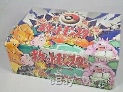 Pokemon Japanese Base Set Booster Box Factory Sealed 1996 Has Small Rip On Side