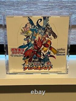 Pokémon Japanese CHAMPION ROAD sealed booster box with Acrylic Display Case