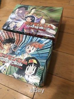 Pokemon Japanese Gym Heroes And Gym Challenge Booster Box Sealed
