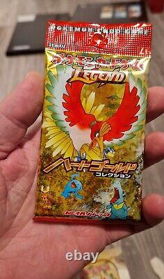 Pokemon Japanese Heartgold L1 1st edition Booster sealed